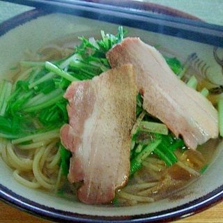 醤油ラーメン風パスタ